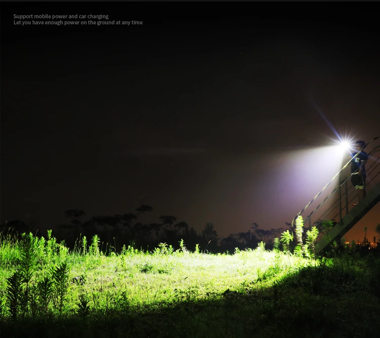 

Pocketman 30000LM LED Flashlight With Pen Holder Tail rope USB Rechargeable LED Torch XHP70 Lanterna Camping Lamp Use 26650