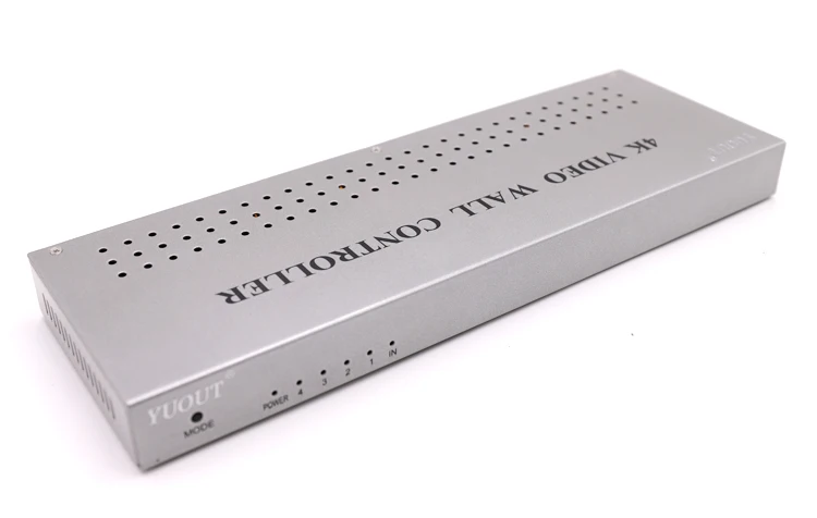 YUOUT YD 202 4K HDMI 2x2 видео настенный контроллер процессор 4TV показывает экран