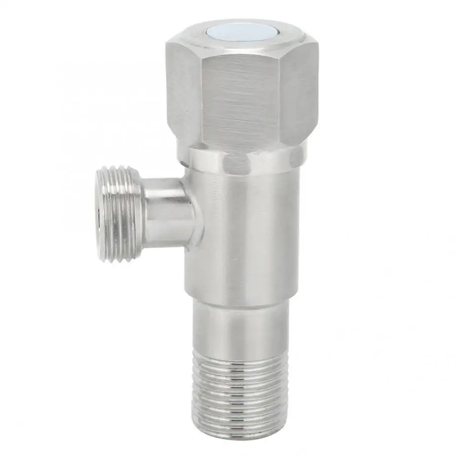 

Water Stop Valve Stainless Steel Brushed Angle Valve Faucet Toilet Water Heater Stop Valve Accessories Water Temperature control
