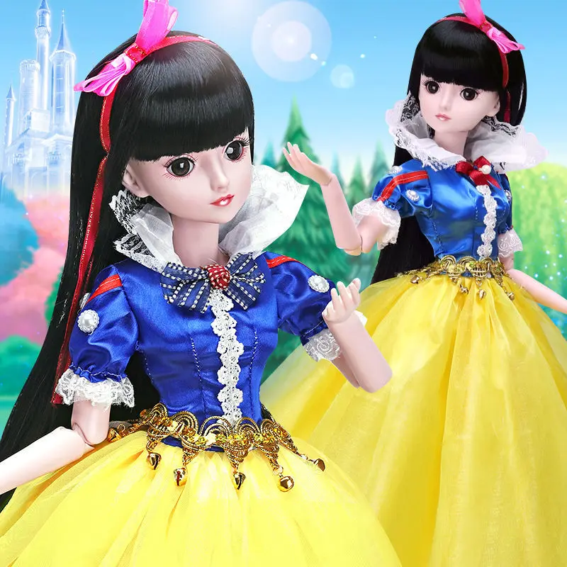 

60cm Fashion Girl Dolls Large Original Handmade 1/3 Doll Full Set 20 Jointed Doll Girls Toys for Children Kids Gif Fashion Doll