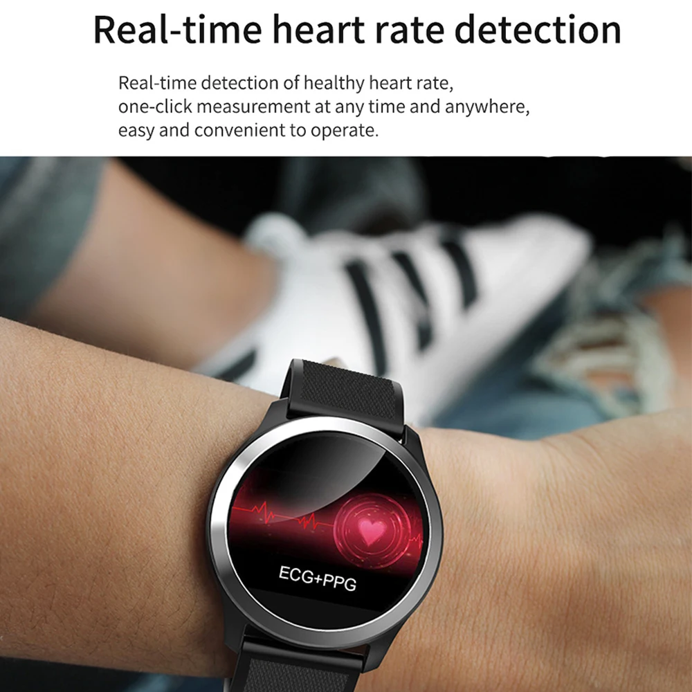 Мужские Смарт часы LEMFO Z03 спортивные водонепроницаемые умные IP68 С PCG + ECG