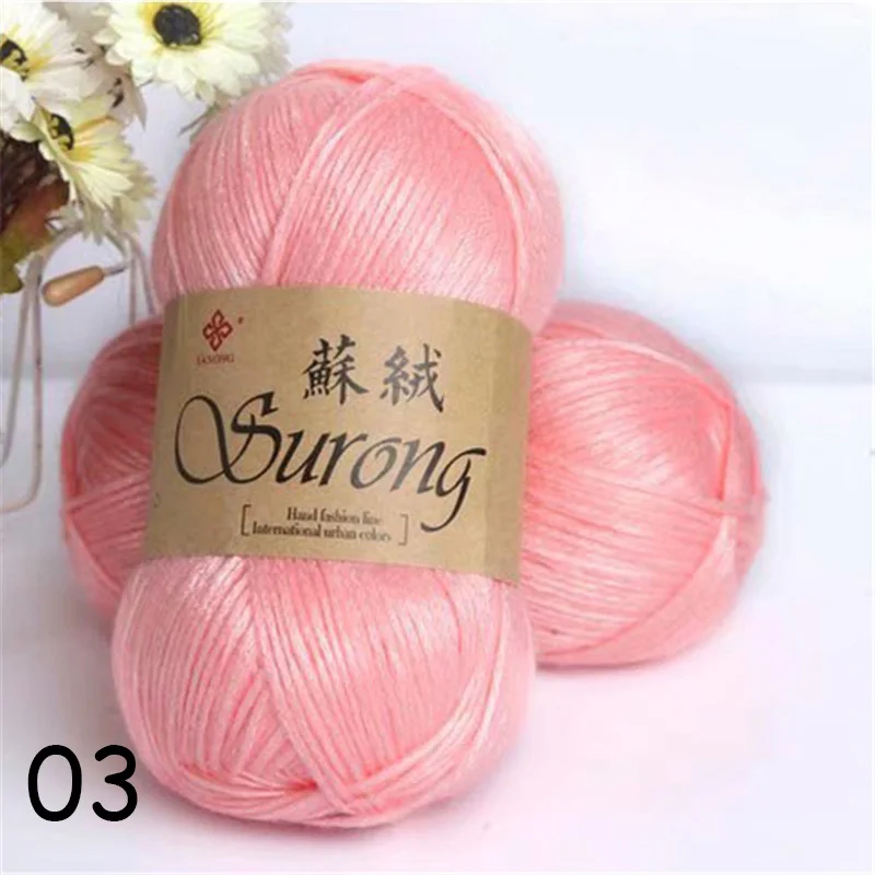 03 1pc 100 г акриловая пряжа wol пряжа для вязания шляп ручной работы корзины ручной работы - Цвет: 03 1pc
