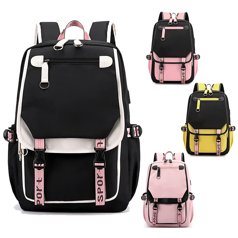 

Oxford Women and Men Backpack Waterproof School Bags For Teenagers Fashion Shoulder Bags Rucksack Backpacks