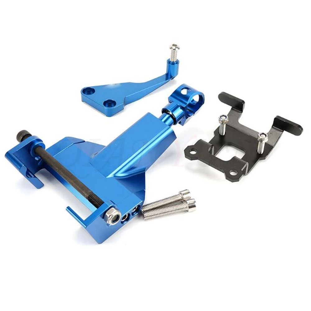 

MT07 MT-07 FZ07 Steering Damper Mounting Bracket Kit Stabilizer Reversed Safety Control For Yamaha MT07 2013 2014 2015 2016 2017
