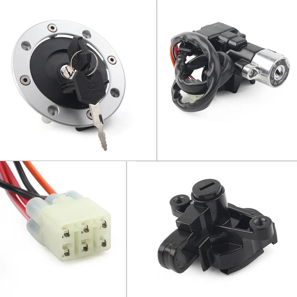 

Motorcycle Ignition Switch Fuel Gas Cap Lock Key Set Fit for Suzuki GSF600 GSF1200 Bandit 1995-2005