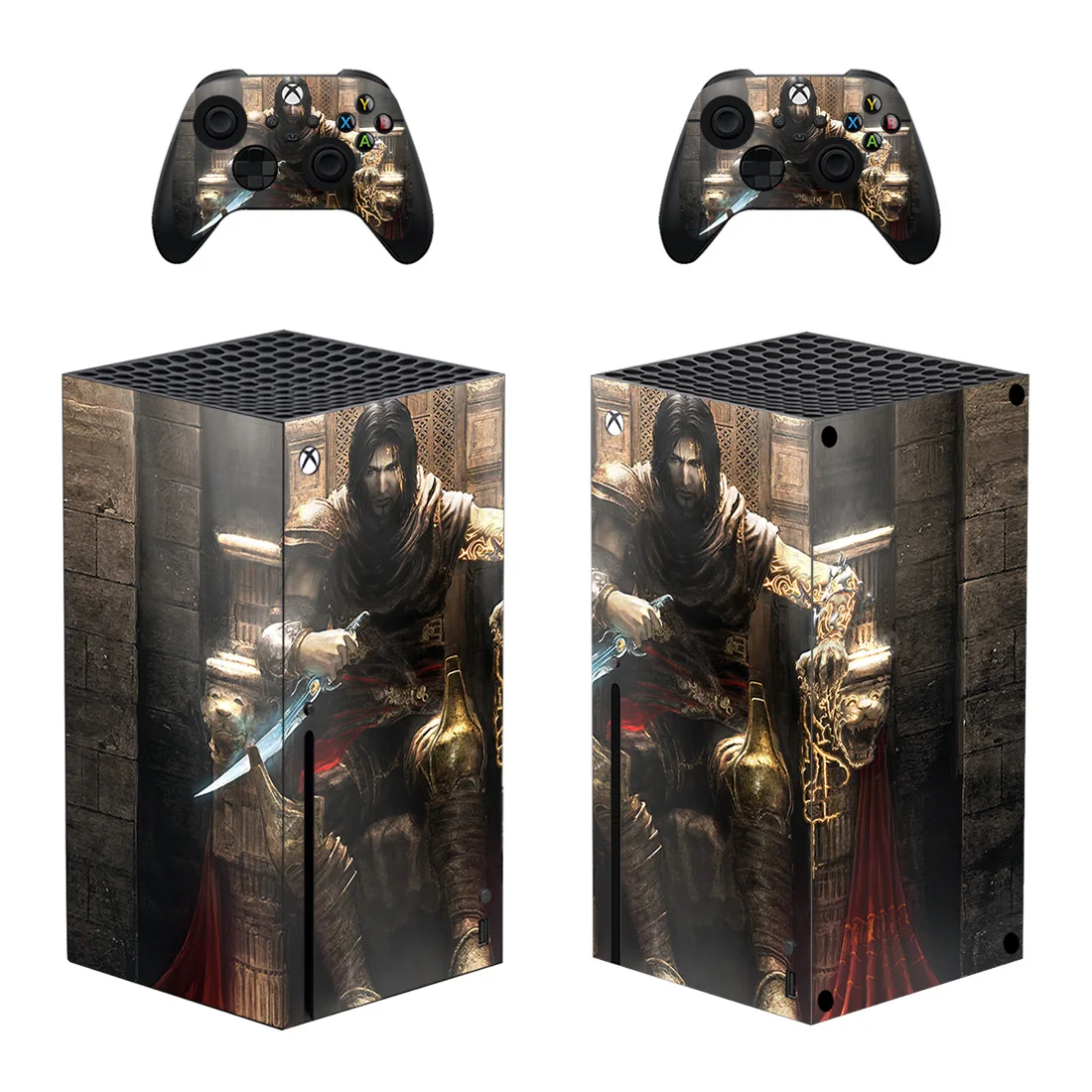 

Стикеры для консоли и 2 контроллеров, стиль 1