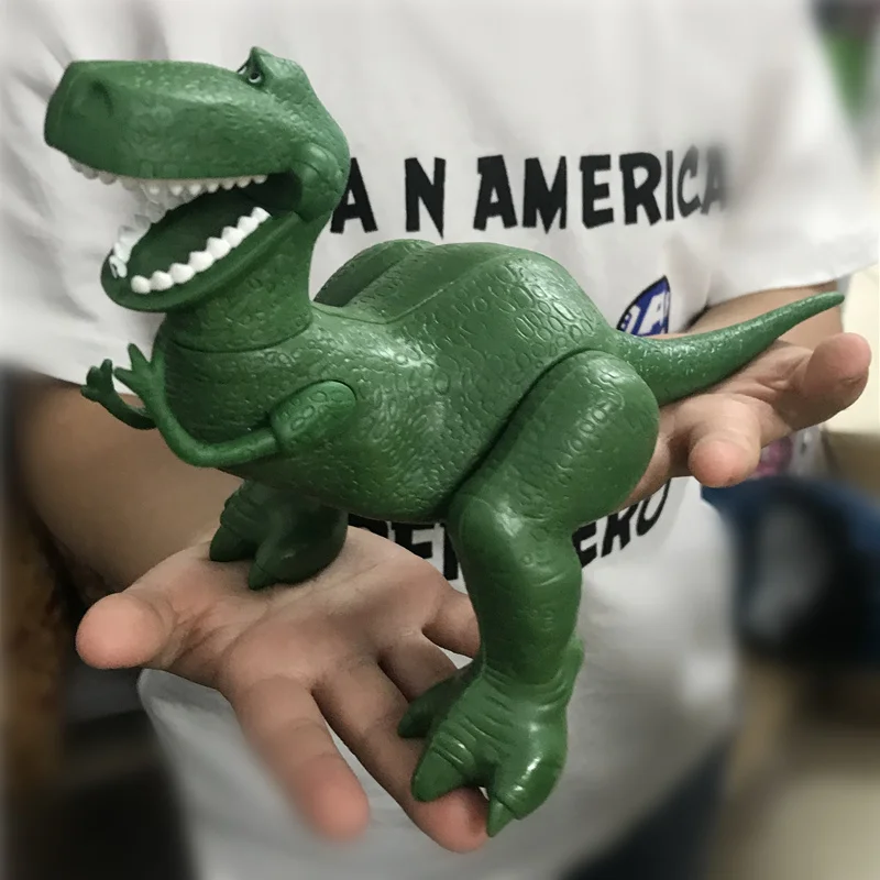1 шт. 22 см = 8 6 дюймов динозавра Рекса героев мультфильма ПВХ фигурка игрушка