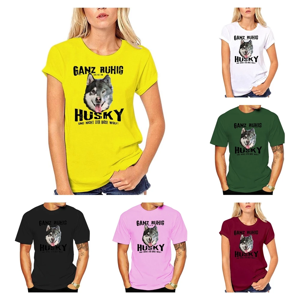 Футболка унисекс Сибирский Хаски нит дер B & oumlse волк хунд хундо сивичур топ 100%