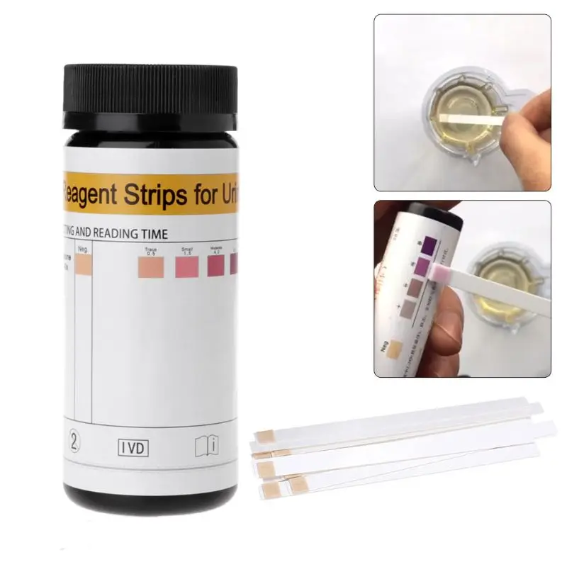 

100pcs/set Ketone Strips Home Ketosis Urine Urinary Test-Atkins Diet Weight Lose Analysis Keto Strips Healthy Diet Body Tester