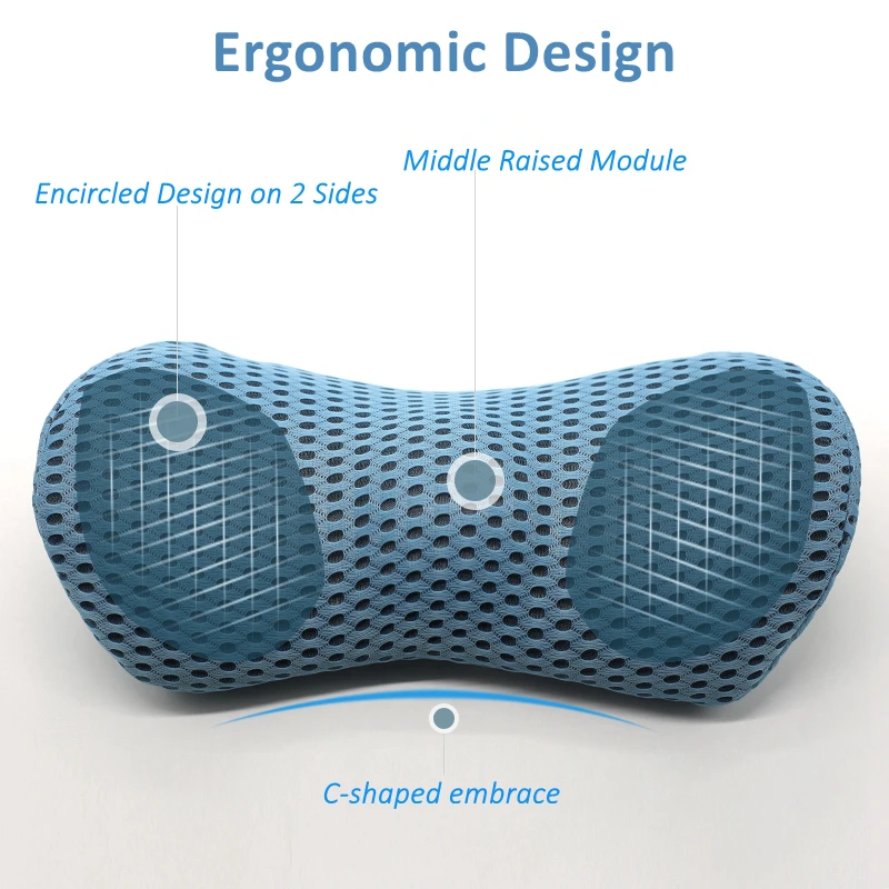 4D сетка кровать Спящая поясничная поддержка подушка для боковых шпалов