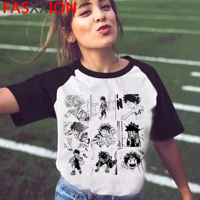 Мужская Винтажная Футболка boku футболка химико Тога с надписью no hero Академия |