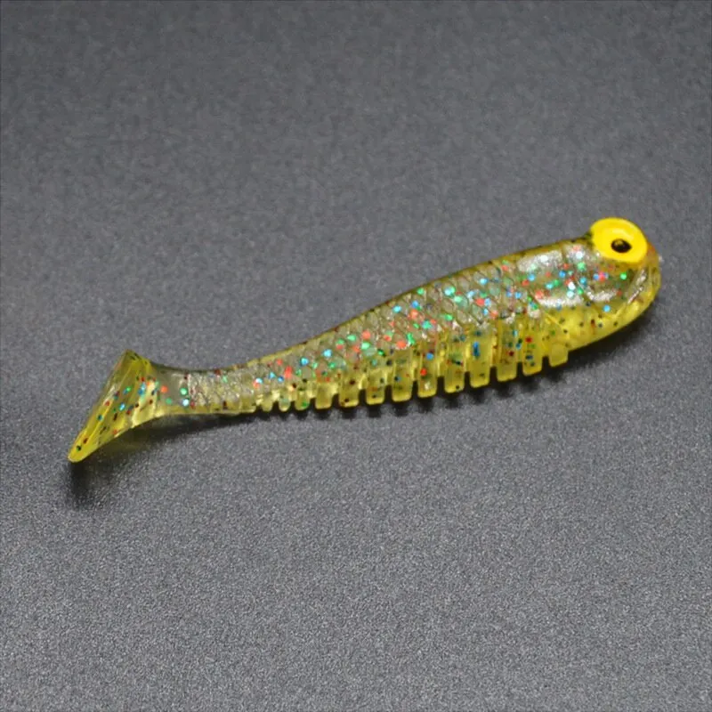 

12pcs/Lot 5cm Soft Lures Silicone Bait Sea Night Fishing Swimbait Fish Artificial Lure Spinnerbait Fishing Gear