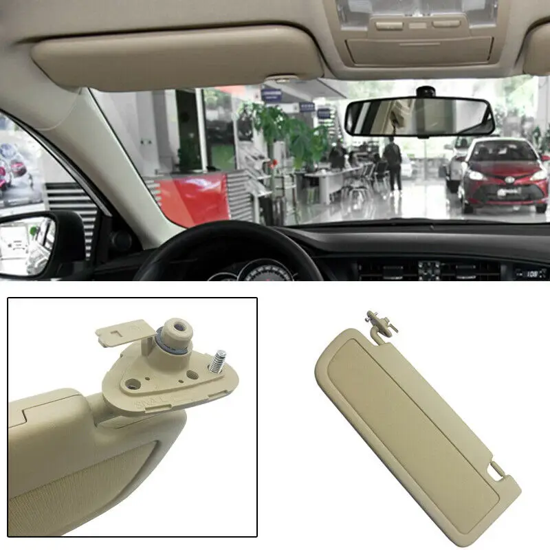 Автомобильный солнцезащитный козырек от солнца в сборе передняя левая сторона