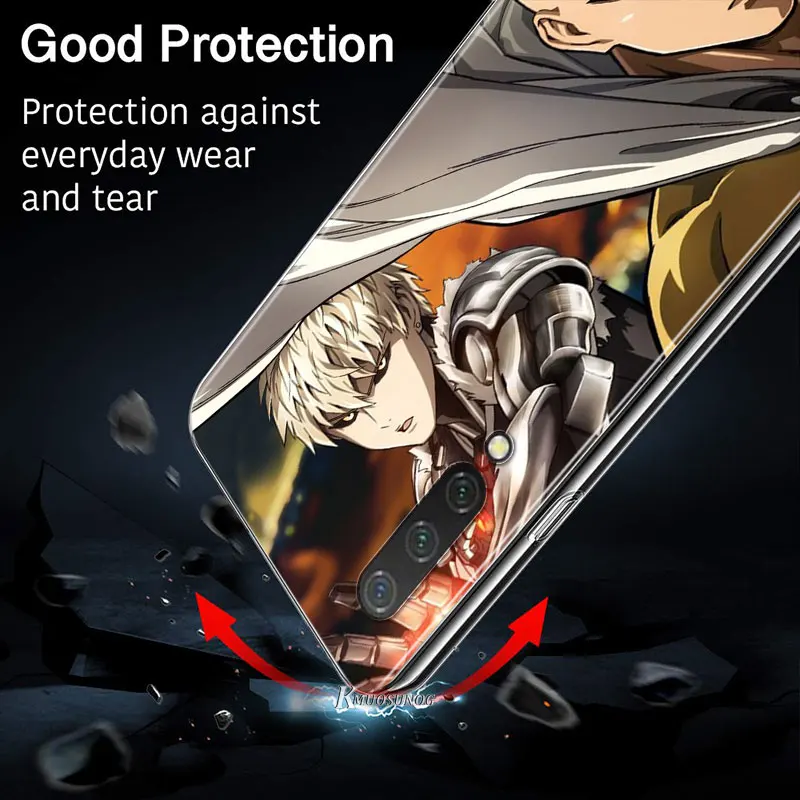 

ONE PUNCH MAN for Xiaomi Mi 11 10T Note 10 Ultra 5G 9 9T SE 8 A3 A2 A1 6X Pro Play F1 Lite 5G Soft Phone Case