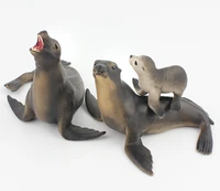 new underwater world animal model simulation sea lion toy solid plastic boy early education puzzle figure model
