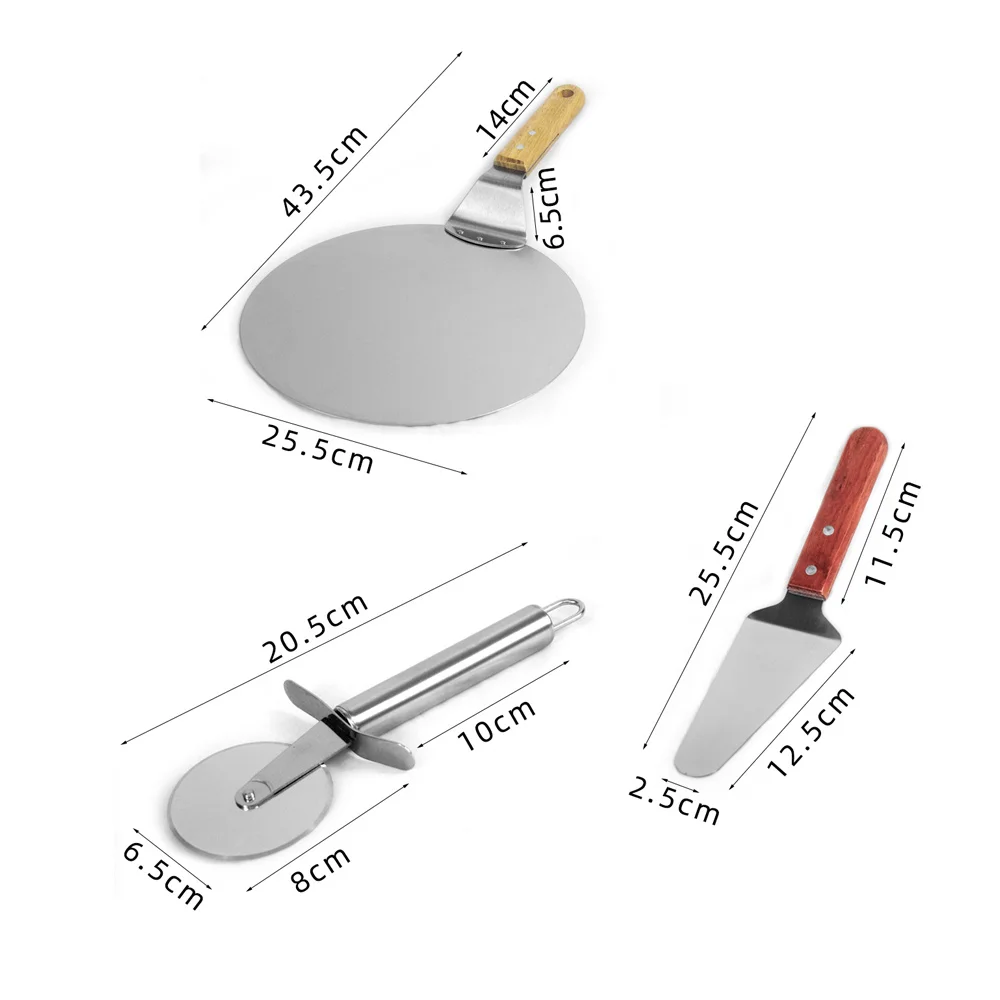

Vintage Gourmet Pizza Baking Stone And Pizza Paddle Set Silver Stainless Steel Long Handled Pizza Pan Best Kitchen Helper