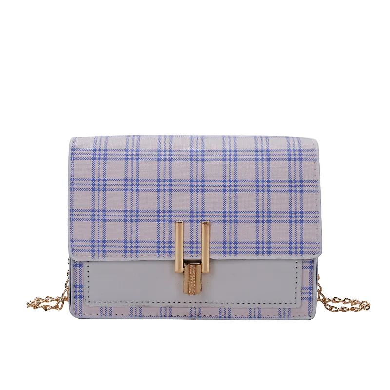 

Small Bag for Women 2020 New Plaid Square Bag Shoulder Crossbody Trendy Fairy Bag Trendy Summer Style
