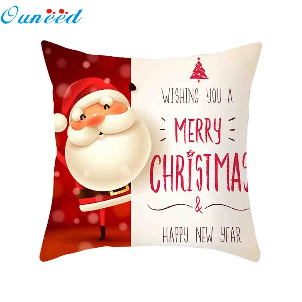 Наволочка для подушки забавное Рождественское украшение наволочка дивана