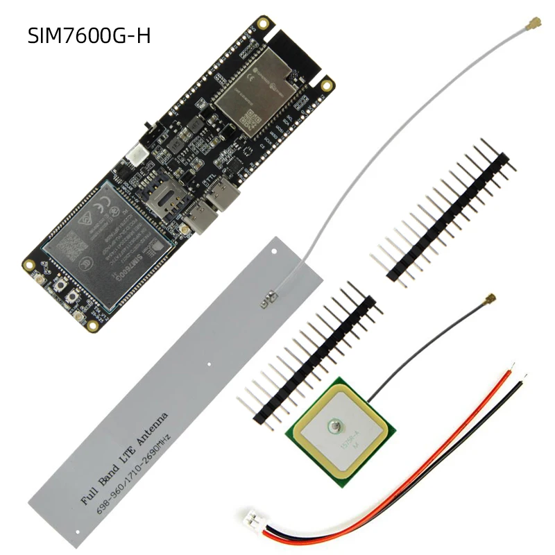 T-SIM7600 MCU32 board WIFI Bluetooth module USB Dongle support Solar charging with SIMCom SIM7600E-H SIM7600G-H SIM7600SA-H