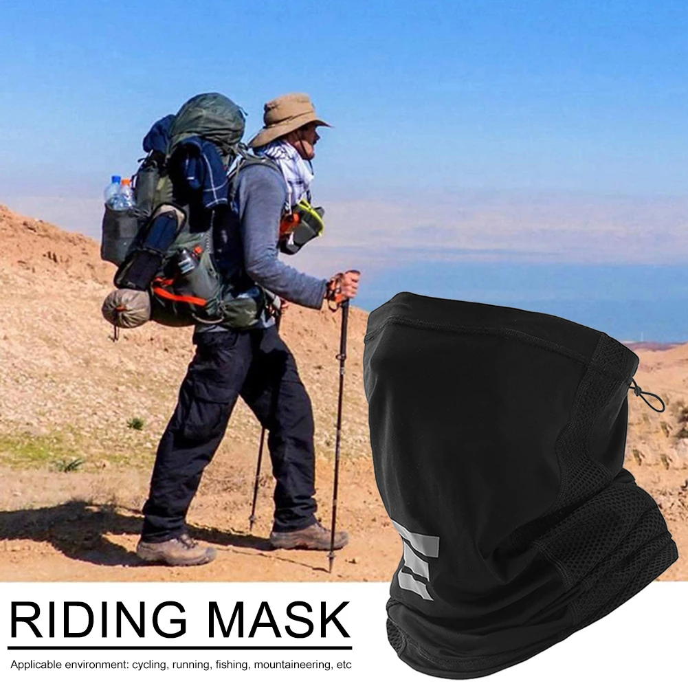 

UV Protection Ice Silk Face Cover Neck Tube Outdoor Sports Bandana Scarf Breathable Hiking Scarf Neck Gaiter