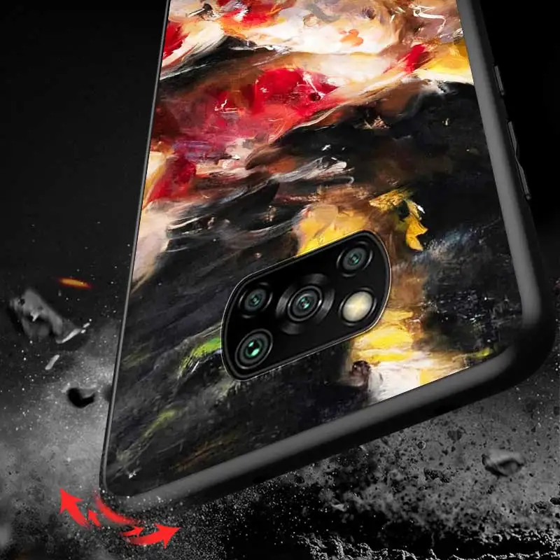 

Lucky fish For Xiaomi Redmi K30 K30S Mi 10T Lite Pro Poco X3 NFC X2 M3 M2 F2 Pro C3 F1 Soft Black Phone Case