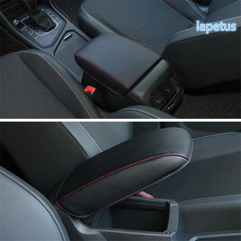 Аксессуары Lapetus подходят для Volkswagen VW Tiguan- Средний подлокотник коробка для хранения защитная накладка коврик декоративная накладка