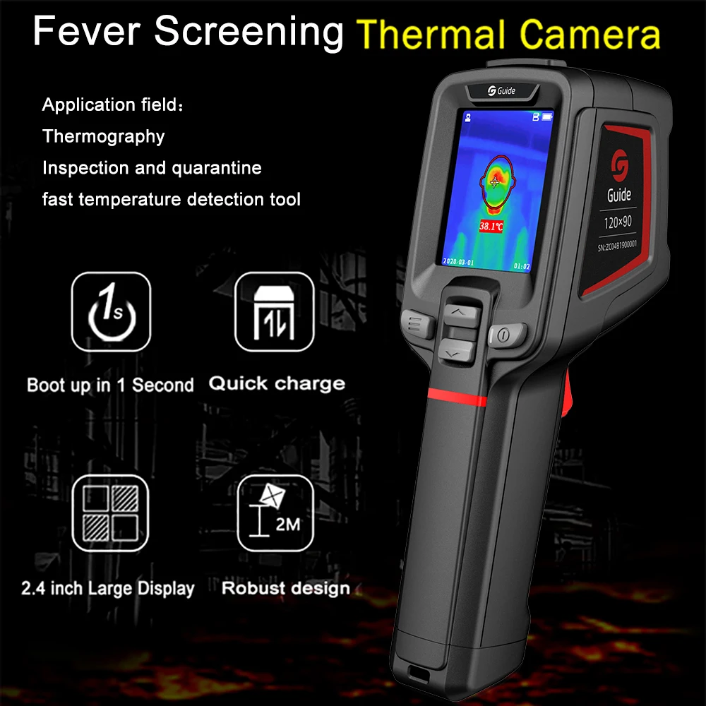 New Arrival Thermal Imaging Camera for Inspection and Quarantine Temperature Screening Detection Thermometer |