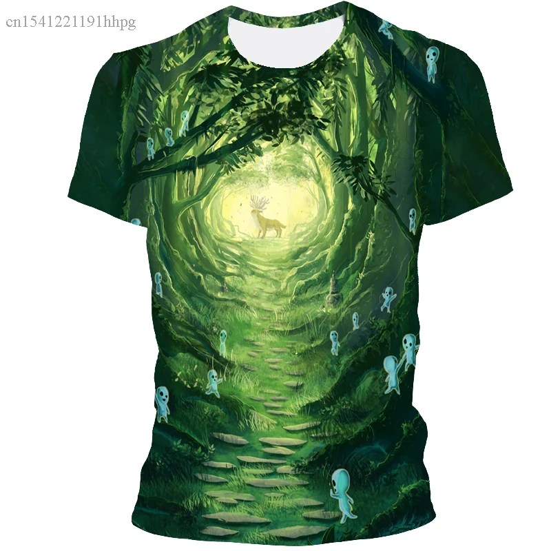 

2021 New Fashion Leisure Three-dimensional Vortex Summer With Short Sleeves 3D Printed Summer O-Neck Daily Casual Funny T-Shirts