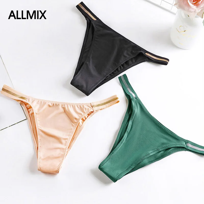 Комплект нижнего белья для женщин ALLMIX 3 шт./лот бесшовные хлопковые трусы |