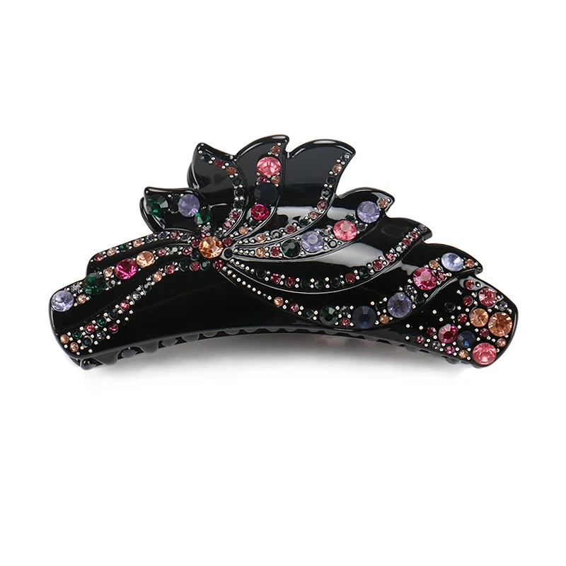 Высококачественный большой роскошный зажим для волос стразы горячая Распродажа