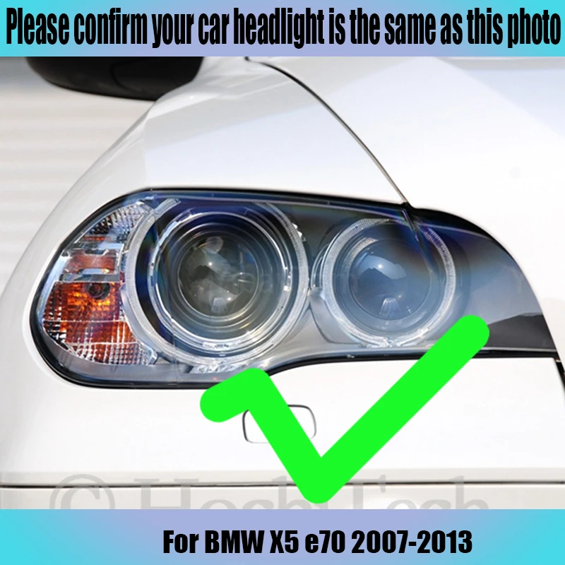 Светодиодный SMD хлопковый светильник Switchback Angel Eye Halo Ring DRL Kit для BMW X5 E70 2007 2008 2009 2010
