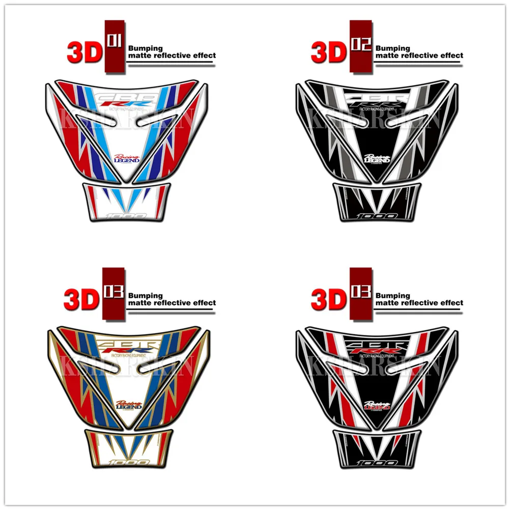 3D гелевые наклейки для мотоцикла Honda CBR1000RR cbr1000rr 2008 2016 топливный бак защитные
