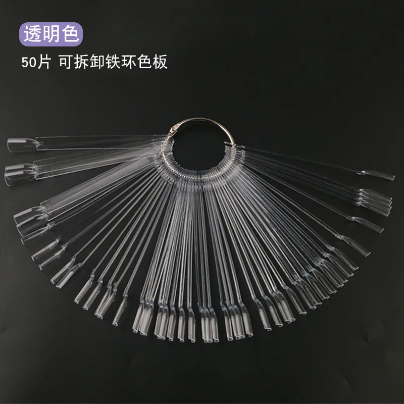 2 цвета 50 шт. накладные ногти цветные карты для дизайна ногтей акриловая таблица