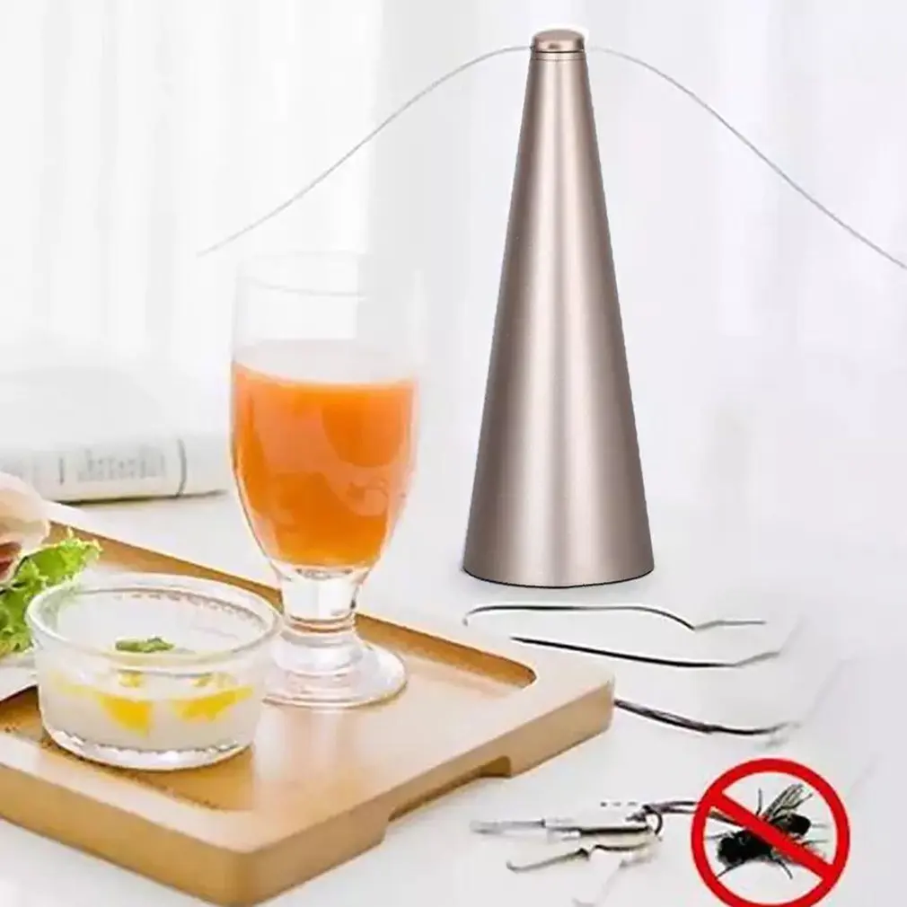 Home Automatic Fly Trap Multifunctional Fan Outdoor Picnic Mosquito Repellent Dining Fans | Бытовая техника