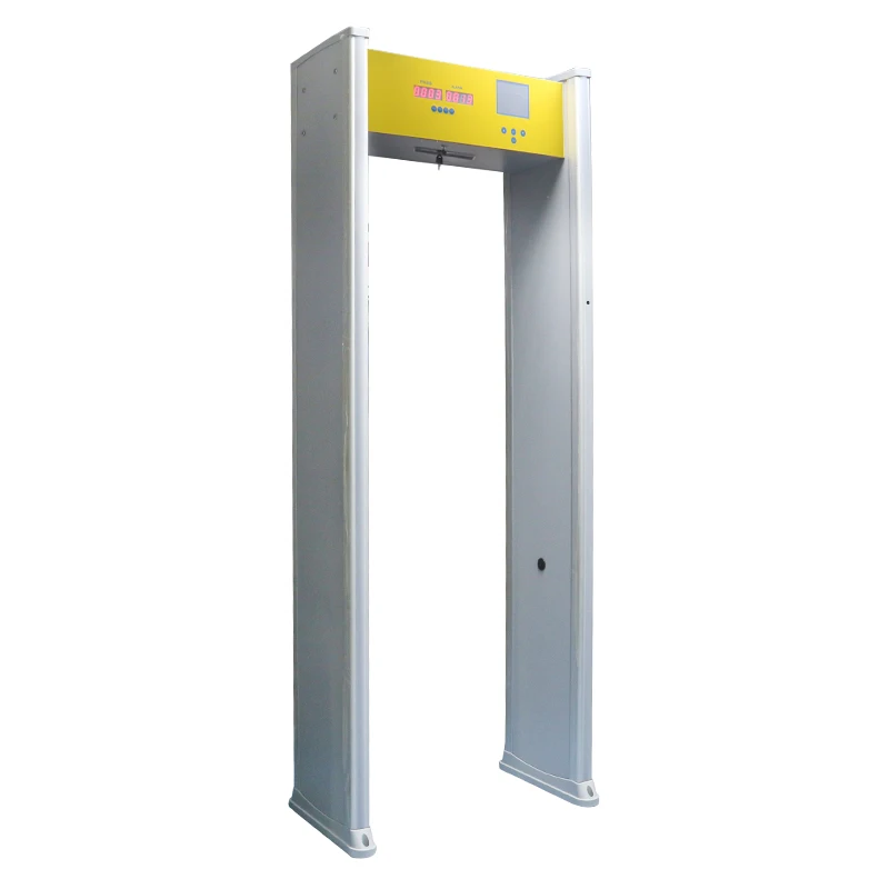 

TS-BS600 Walk Through Body Temperature Scanner Detector Multi Zones Metal Detector Gate