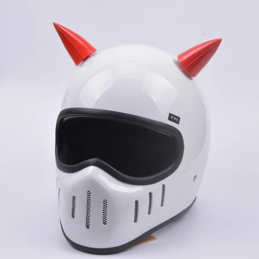 

Helmet Decorative Horn High Stickness Waterproof Double-sided Adhesive Rubber Cute Helmets Devil Horns with Suction Cups Tape