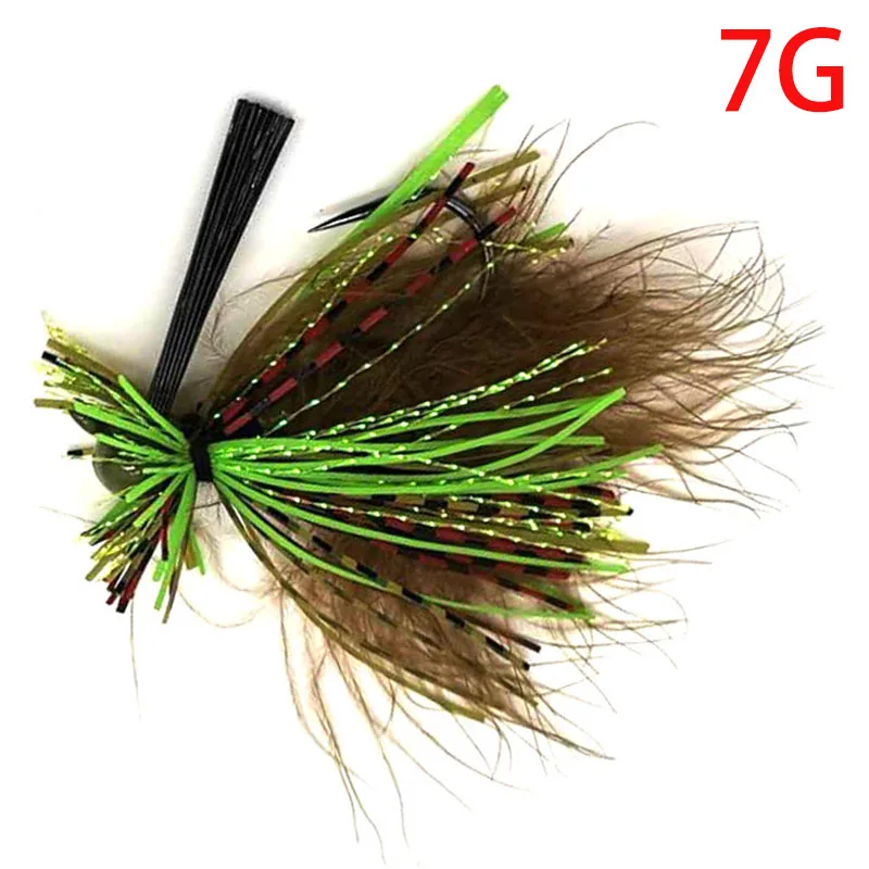 Рыболовная приманка 7 г мягкая с силиконовой юбкой форель окунь | Спорт и