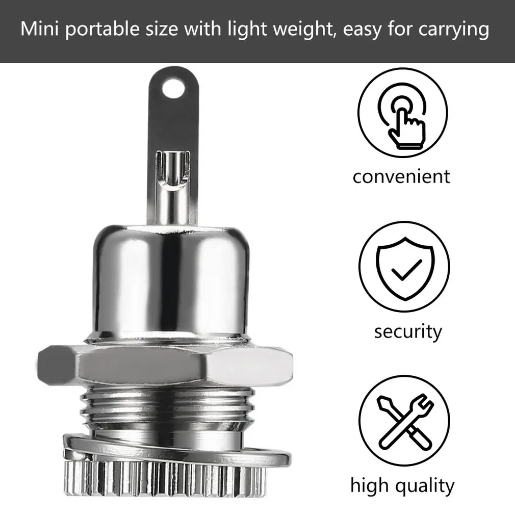 Promotion Useful Power Jack Socket Female Panel Mount Connector For 2.1/5.5mm Plug Silver | Электроника