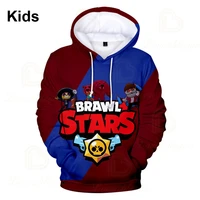 cartoon star and sandy jacket tops teen clothes colt kids hoodies leon game 3d hoodie boys girls harajuku sweatshirt