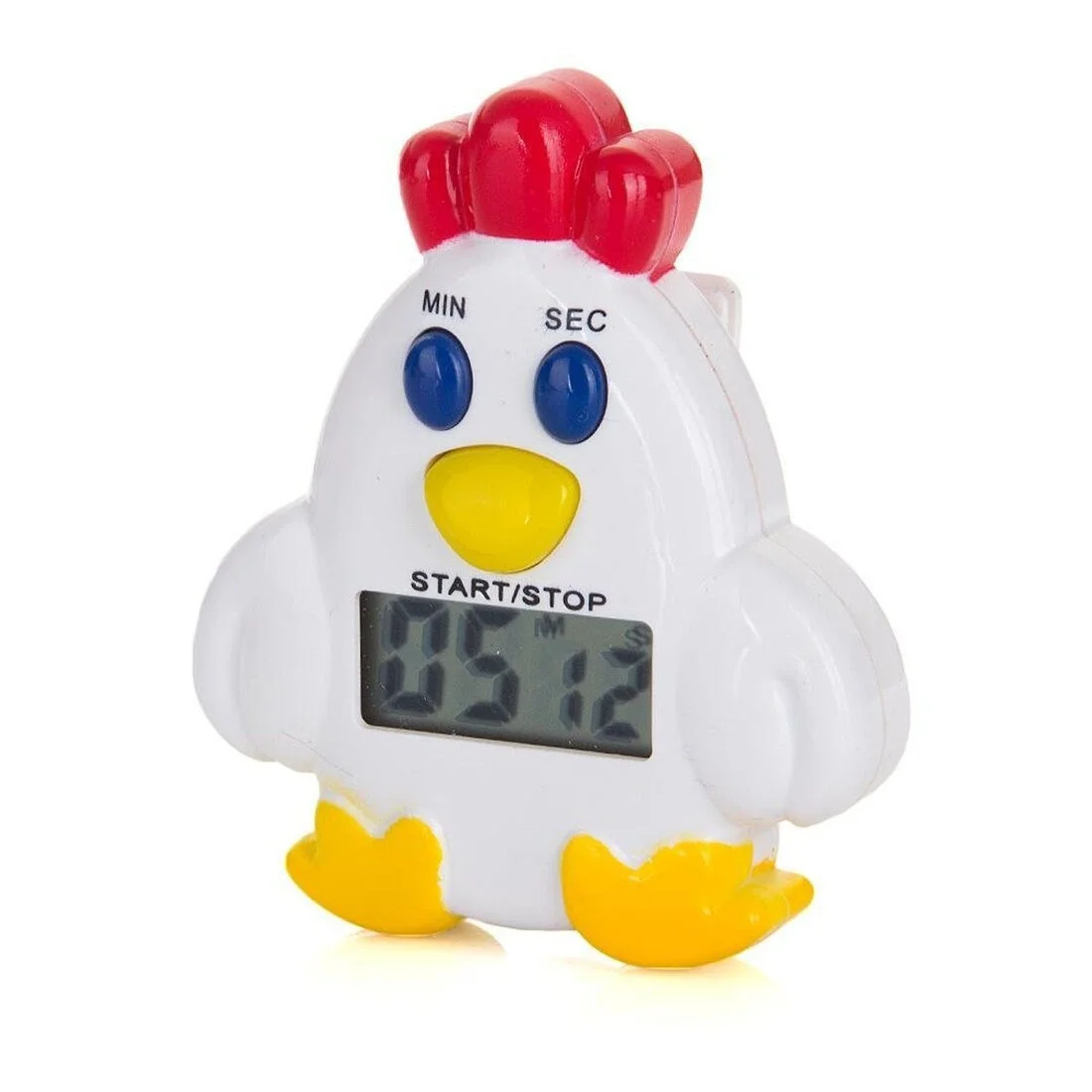

LCD Digital Timer Cute Chicken Home Kitchen 99 Minutes 59' Cooking Mechanical Timer Alarm Bell