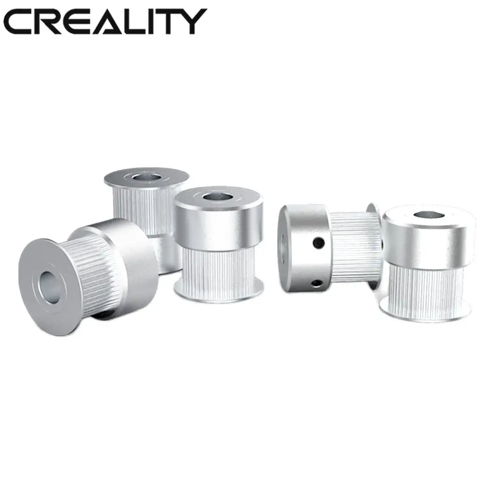 

Детали для официального 3D-принтера Creality, синхронное колесо белого цвета, 1 шт., передача 2GT-D8-20, стандартная ширина, низкий уровень шума, стаби...