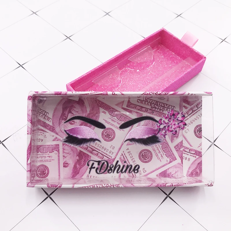 

Индивидуальная индивидуальная этикетка, скользящая коробка для ресниц, 10 шт./50 шт. в упаковке, печать бабочек для упаковки ресниц