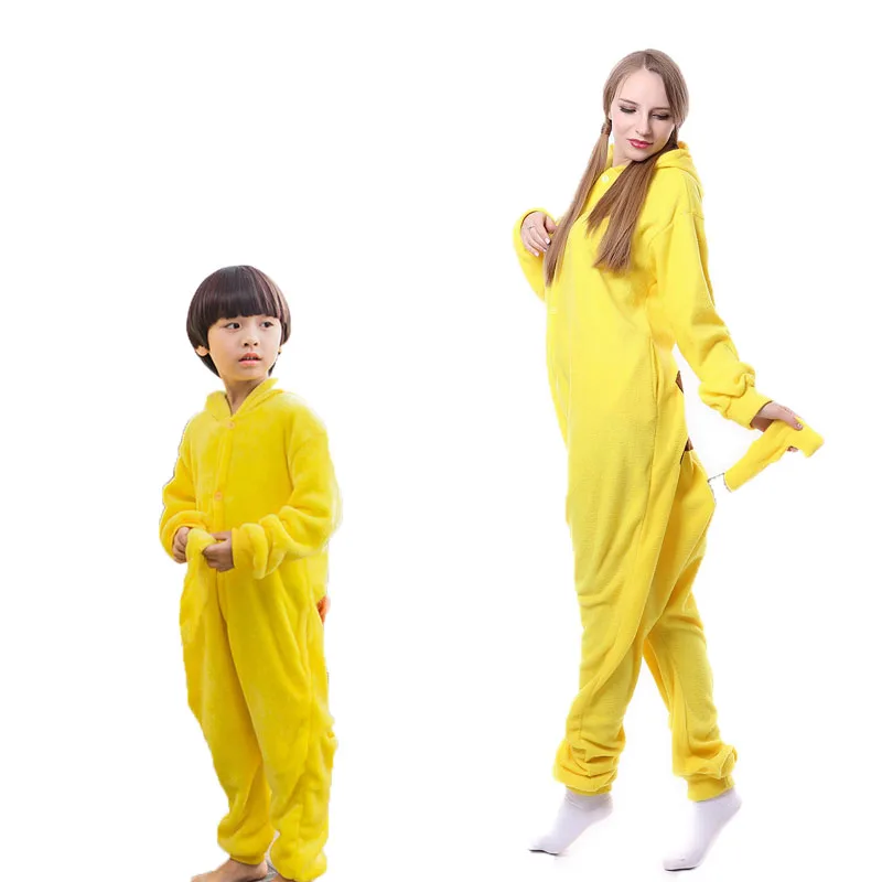 

Пижама-Кигуруми для взрослых и детей, одинаковые наряды, одежда для мам и детей, Семейный комплект Пижама, косплей