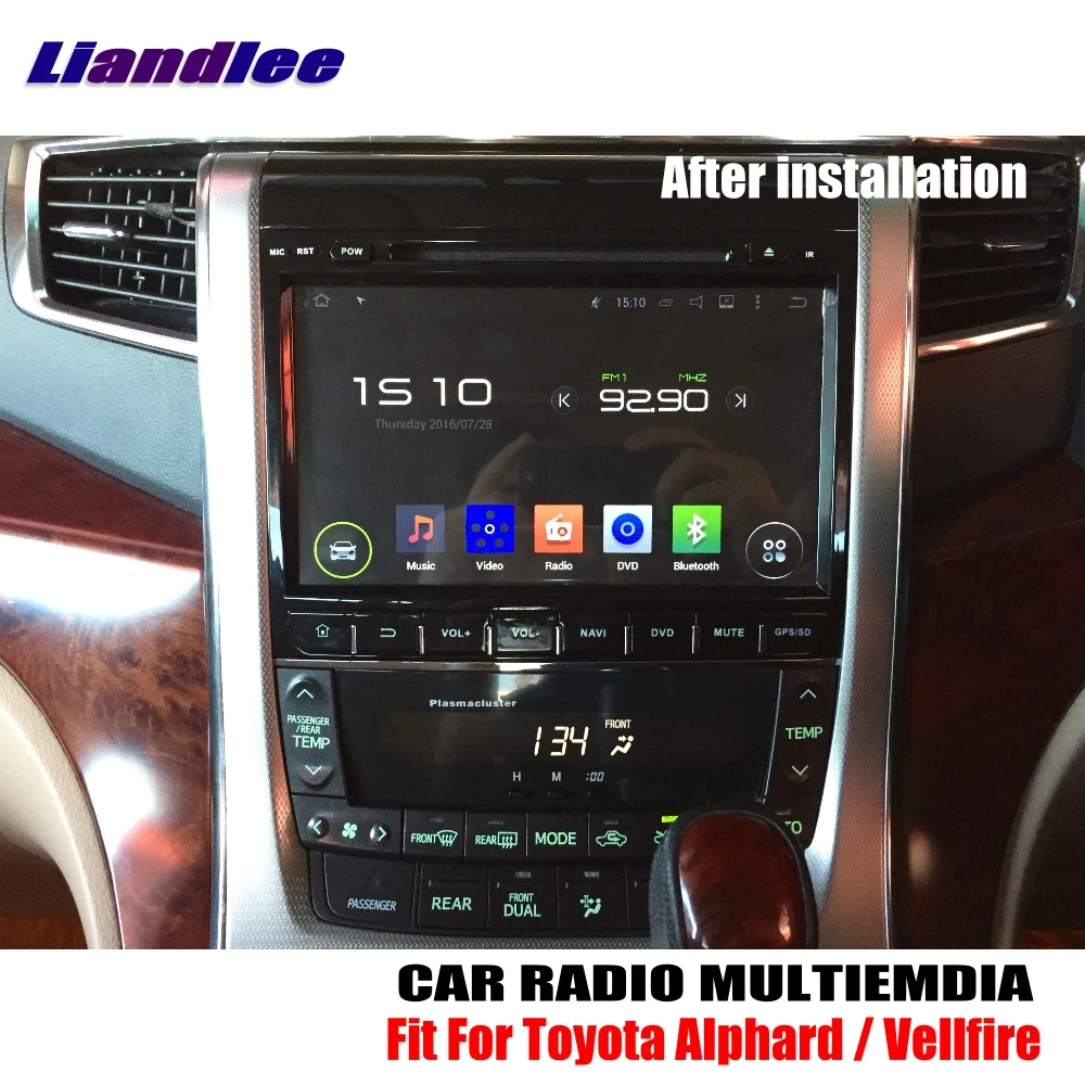 Liandlee для Toyota Alphard / Vellfire 2008 ~ 2014 Android Автомагнитола CD DVD плеер GPS навигация карты