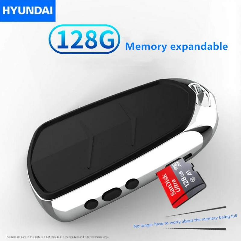 

Hyundai HY-208 Car key styling mini digital voice recorder Covert Child safety guard Dictaphone USB MP3 meeting Remote recording