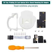 3d printing drive tray gc loader lite sd2sp2 adapter tf card reader 3d printed tray mount for nintendo gamecube ngc game console