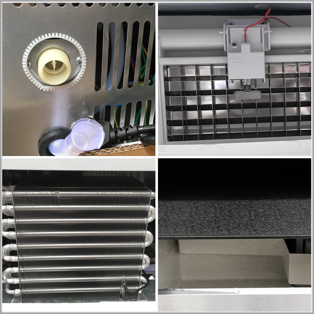 Xeoleo Коммерческая льдогенератор из нержавеющей стали 70 кг/24 ч автоматическая