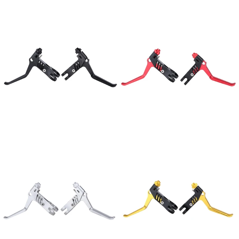Y1QE 1 Pair Bicycle Brakes Aluminum V Brake Capliers Brake Levers Handle Mountain Cycling Bicycle MTB BMX V-Brake