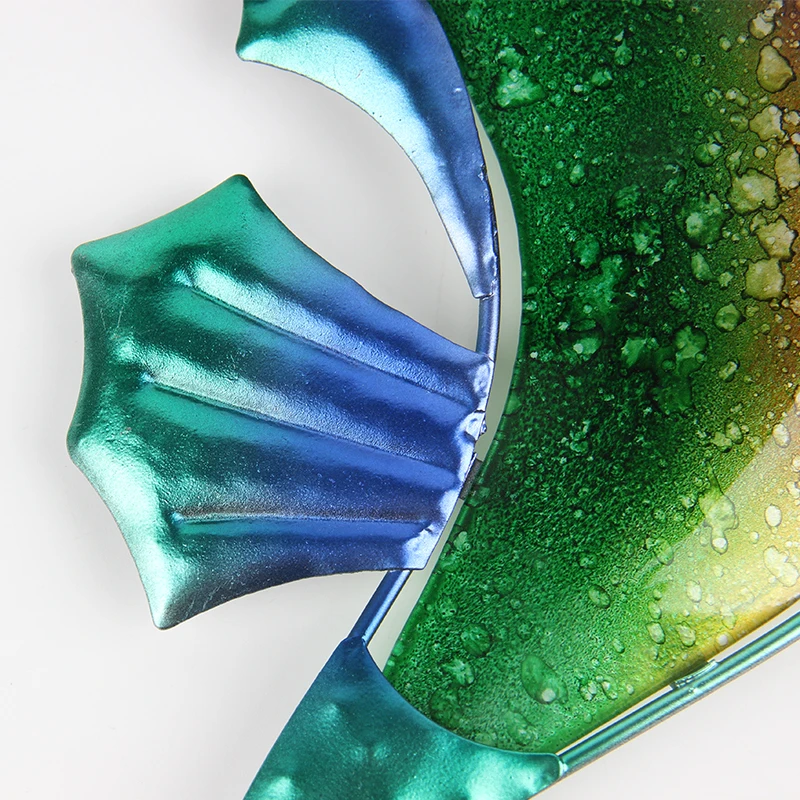 Металлическое украшение для стен в виде морского конька украшения сада уличные