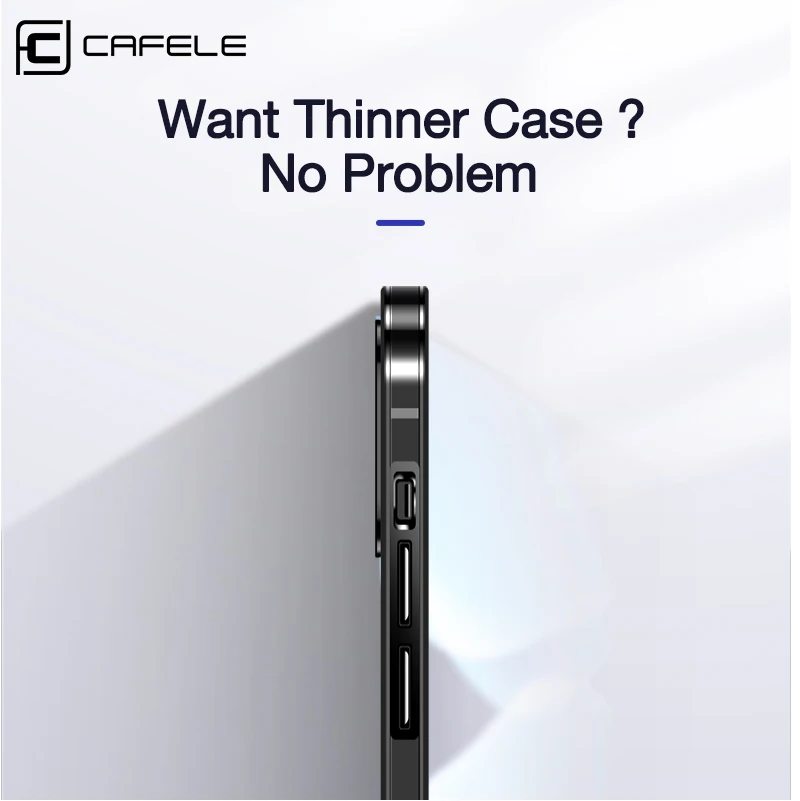 Оригинальный чехол Cafele для iPhone 12 Pro Max с закругленным краем и матовым чехлом Mini